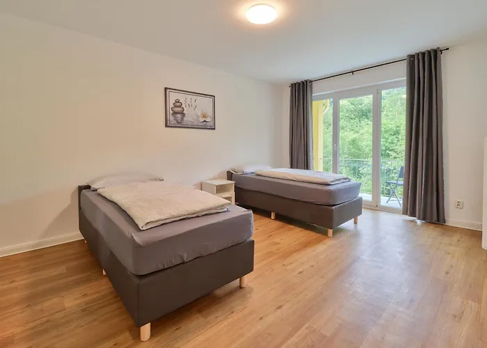 Monteurwohnungen In - Parkplatz - Einzelbetten - Waschmaschine Und Trockner Lejlighed *